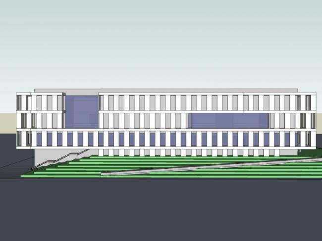 Sketchup体育馆模型|多层体育馆，现代风格