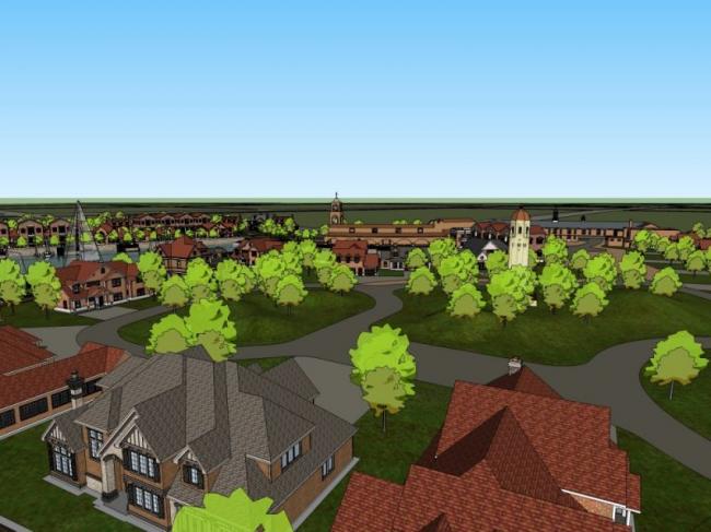 Sketchup车站路桥|码头，古典风格