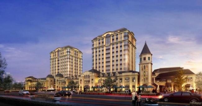 Sketchup办公模型|多层办公楼，底层商业，现代风格