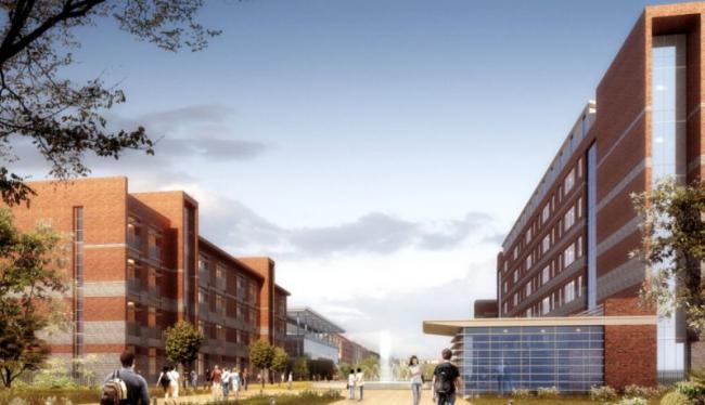 Sketchup办公模型|多层办公楼，现代风格