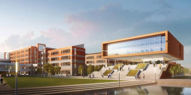 Sketchup办公模型|多层办公楼，现代风格