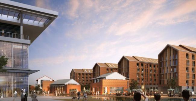 Sketchup办公模型|多层办公楼，现代风格