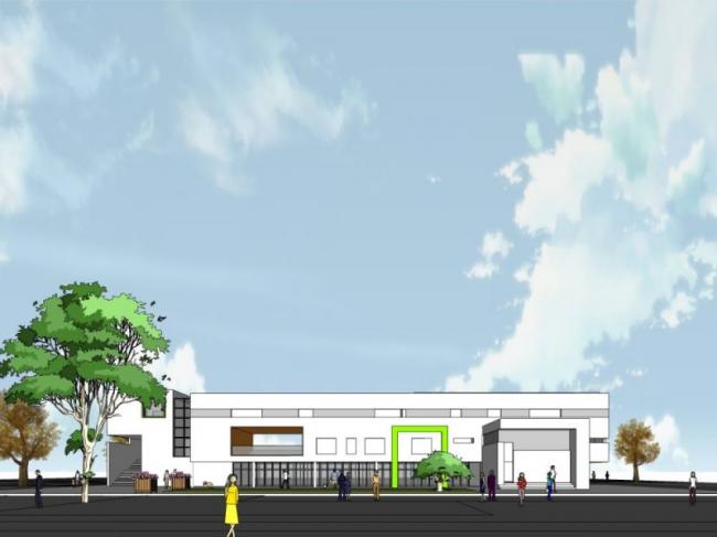 Sketchup学校模型|多层幼儿园学校，校园教育建筑，现代风格