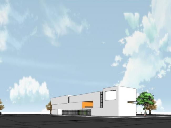 Sketchup学校模型|多层幼儿园学校，校园教育建筑，现代风格