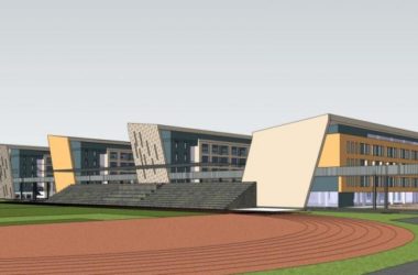 Sketchup学校模型|多层学校，校园教育建筑，现代风格-BIM建筑网