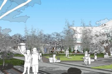 Sketchup景观模型|小区景观，住宅景观，现代风格-BIM建筑网