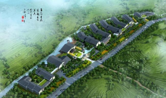 Sketchup住宅模型|住宅群，会所，中式风格