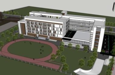 Sketchup学校模型|多层学校，校园教育建筑，现代风格-BIM建筑网