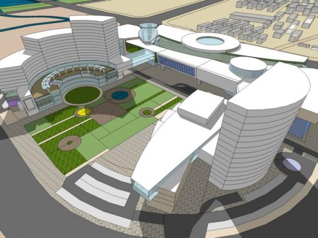 Sketchup酒店模型|多层酒店，现代风格