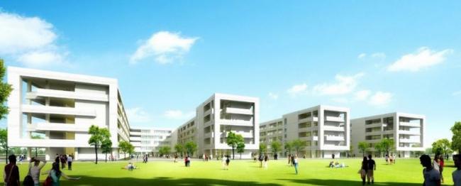 Sketchup学校模型|多层学校，校园教育建筑，现代风格