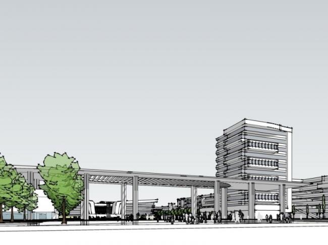 Sketchup学校模型|多层学校，校园教育建筑，现代风格