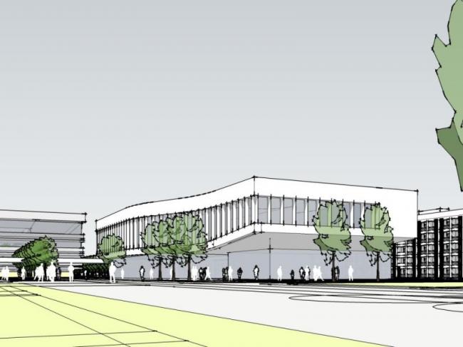 Sketchup学校模型|多层学校，校园教育建筑，现代风格