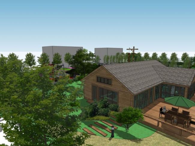 Sketchup商业模型|多层农家乐会所，商业，古典风格