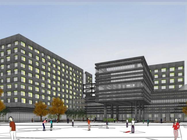 Sketchup酒店模型|多层酒店，现代风格