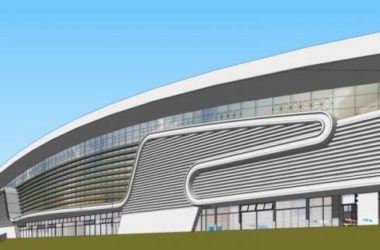 Sketchup车站路桥|火车站，现代风格-BIM建筑网