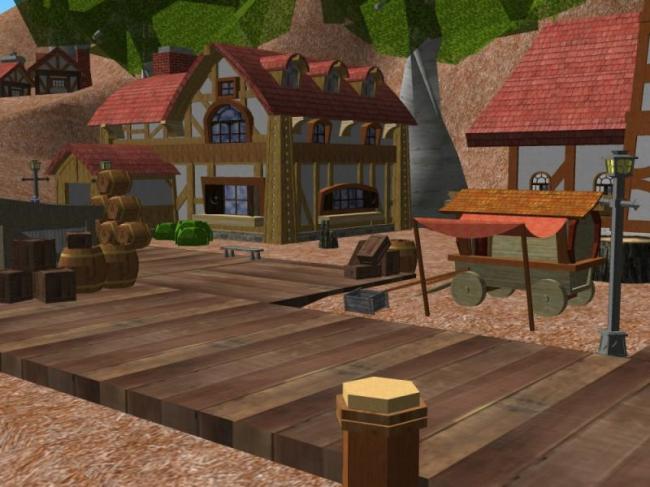 Sketchup酒店模型|多层浅滩度假区，古典风格