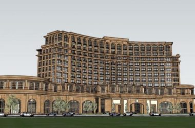 Sketchup酒店模型|多层酒店，古典风格-BIM建筑网