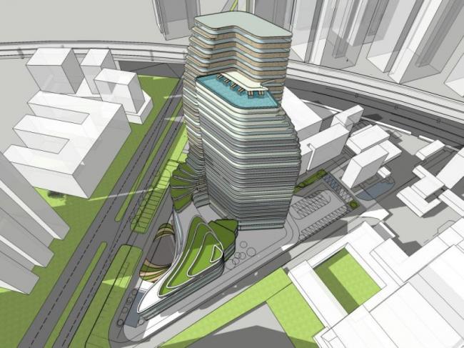 Sketchup酒店模型|高层酒店，现代风格