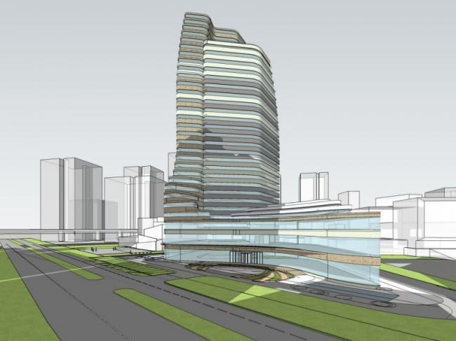 Sketchup酒店模型|高层酒店，现代风格