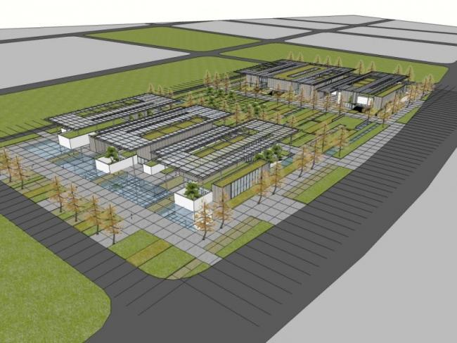 Sketchup文化模型|多层文化场馆，现代风格