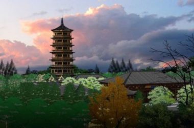 Sketchup古建筑模型|多层寺庙，古寺古庙，中式风格，古建-BIM建筑网