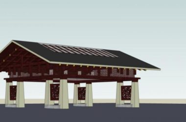 Sketchup小品模型|亭子，中式风格，小品-BIM建筑网