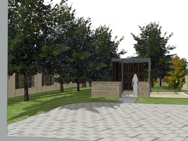 Sketchup景观模型|住宅小区景观，现代风格