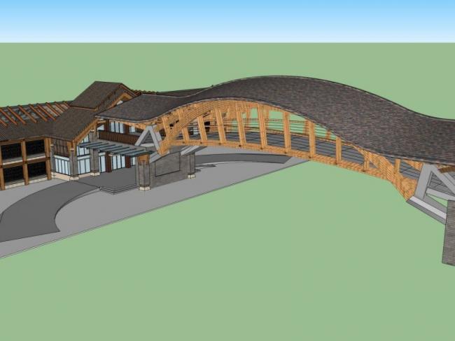 Sketchup商业模型|多层商业会所，中式风格