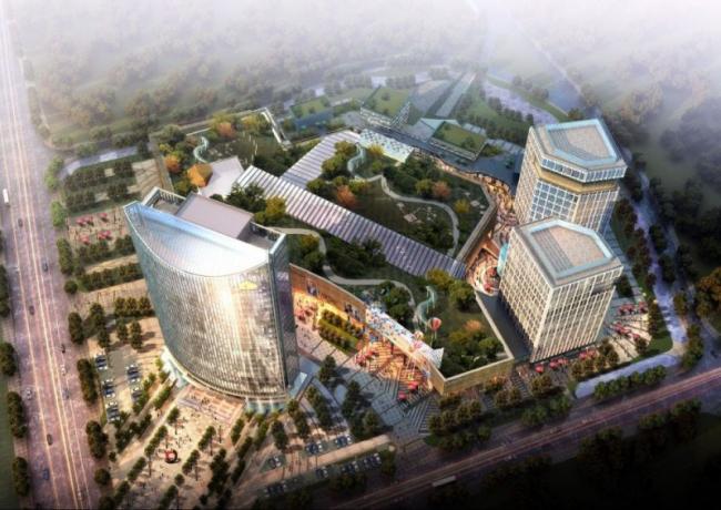 Sketchup商业模型|超高层办公楼，商业，商业综合体，现代风格