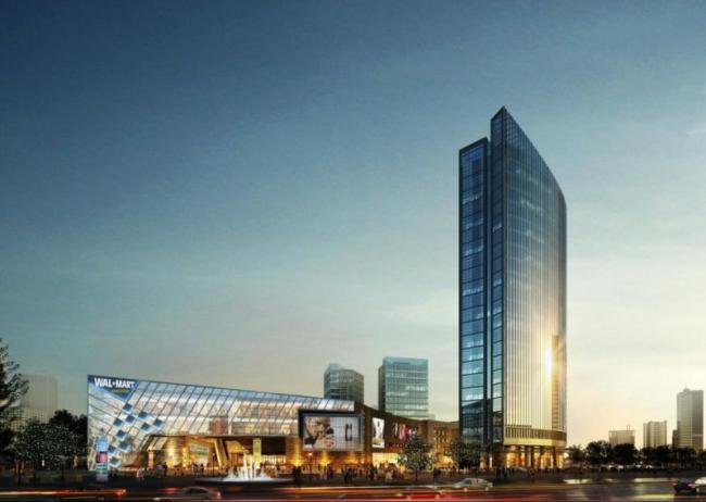 Sketchup商业模型|超高层办公楼，商业，商业综合体，现代风格