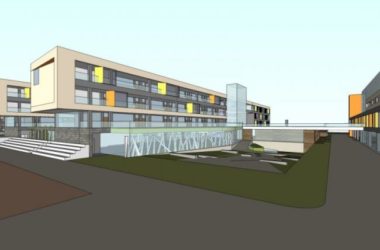 Sketchup学校模型|多层学校，校园教育建筑，现代风格-BIM建筑网