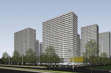 Sketchup住宅模型|高层住宅区，现代风格-BIM建筑网