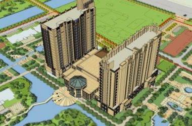 Sketchup住宅模型|高层住宅区，古典风格-BIM建筑网