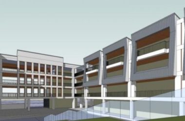 Sketchup学校模型|多层学校，校园教育建筑，现代风格-BIM建筑网