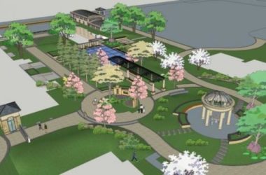 Sketchup景观模型|小区景观，住宅景观，古典风格-BIM建筑网