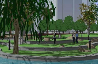 Sketchup景观模型|小区景观，住宅景观，古典风格-BIM建筑网