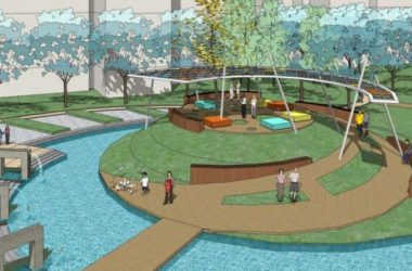 Sketchup景观模型|小区景观，住宅景观，现代风格-BIM建筑网