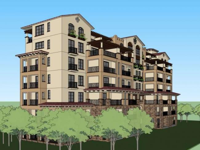 Sketchup住宅模型|多层住宅，古典风格