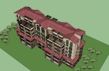 Sketchup住宅模型|多层住宅，古典风格-BIM建筑网