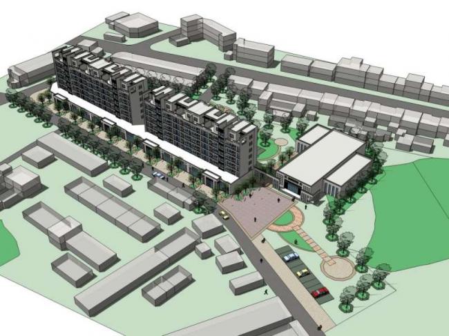 Sketchup住宅模型|多层住宅，现代风格