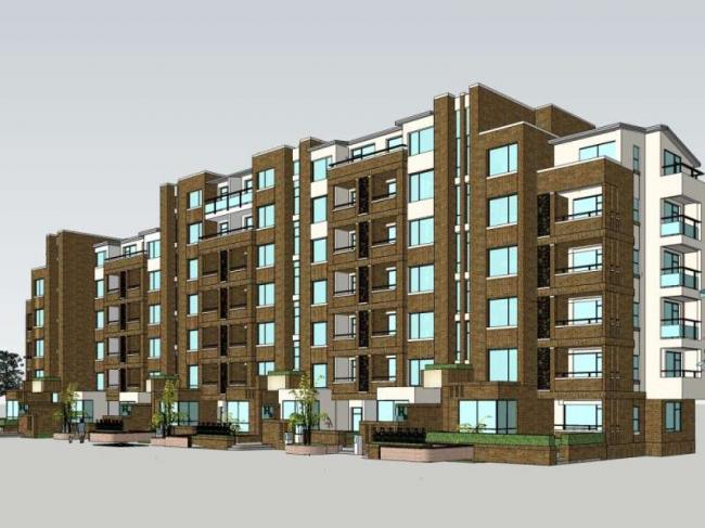 Sketchup住宅模型|多层住宅，居住建筑，古典风格