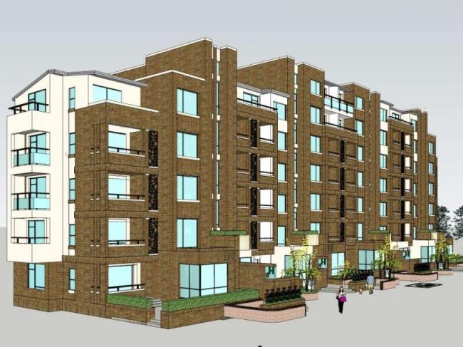 Sketchup住宅模型|多层住宅，居住建筑，古典风格