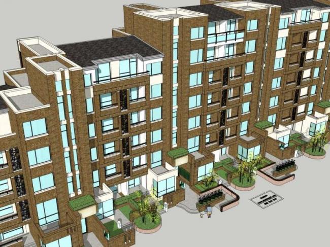Sketchup住宅模型|多层住宅，居住建筑，古典风格