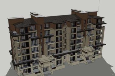 Sketchup住宅模型|多层住宅，居住建筑，古典风格-BIM建筑网