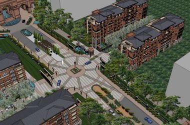 Sketchup住宅模型|多层住宅小区，花园洋房，古典风格-BIM建筑网