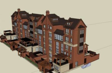 Sketchup住宅模型|多层住宅，古典风格-BIM建筑网