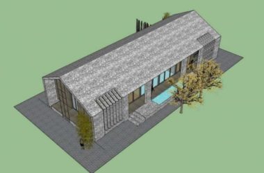 Sketchup住宅模型|住宅，坡屋顶，现代风格-BIM建筑网