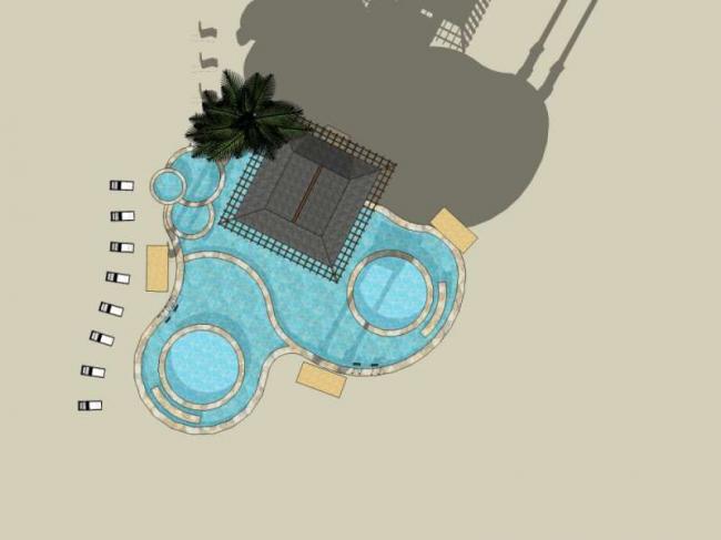 Sketchup小品模型|广场景观，亭子，小品，东南亚风格，古典风格