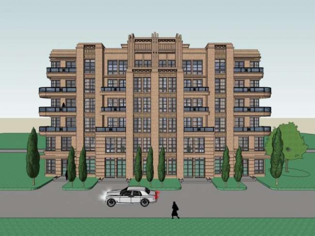 Sketchup住宅模型|多层住宅，欧式风格，居住建筑，古典风格