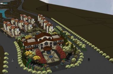 Sketchup住宅模型|多层住宅小区，售楼处，古典风格-BIM建筑网